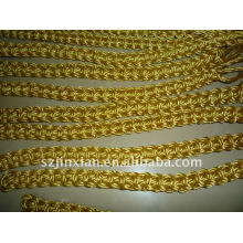 gold rayon braided/twisted cord